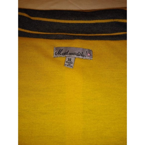 Mad Modele Blazer in Dark Grey and Mustard Yellow - Picture 2 of 2